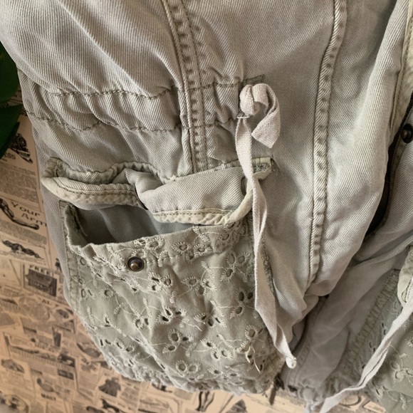 Max jeans green jackets with pockets SZ XS - Picture 5 of 9